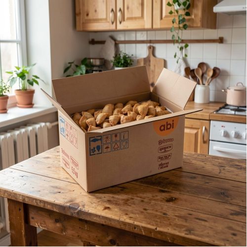 Мини-чебуречки Зареченские продукты с мясом, 5.5 кг