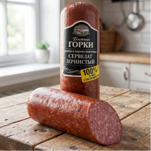 Сервелат Ближние Горки Австрийский, варёно-копчёный, 330 г