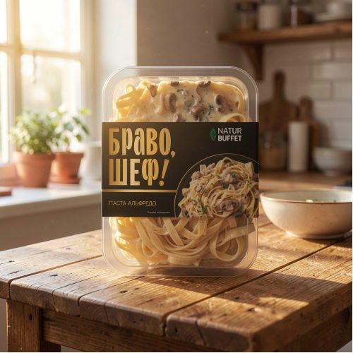 Макаронные изделия Браво, Шеф Песто с красной рыбой, 250 г