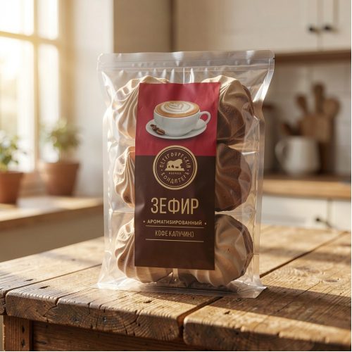 Зефир Кофе капучино ароматизированный, 3.5 кг