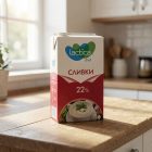 Сливки Лактика ультрапастеризованные 22%, 1 л