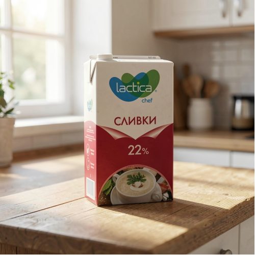 Молоко Лактика ультрапастеризованное 22%, 1 л