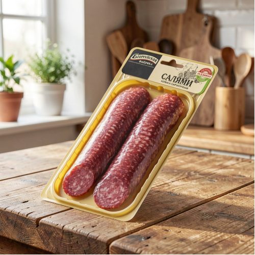 Колбаса Салями, сырокопчёная, 100 г