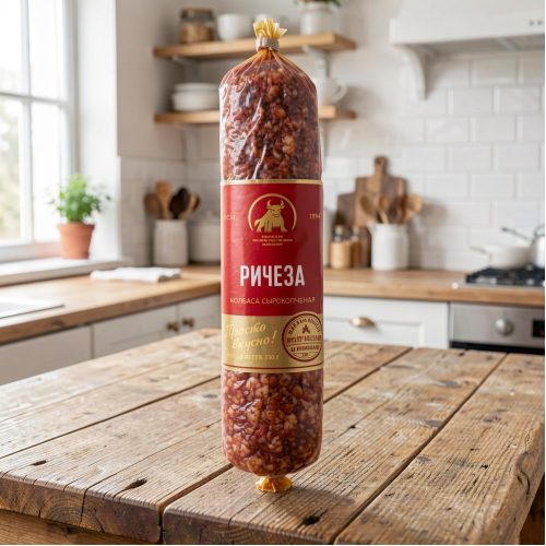 Колбаса Ричеза, сырокопчёная, 230 г