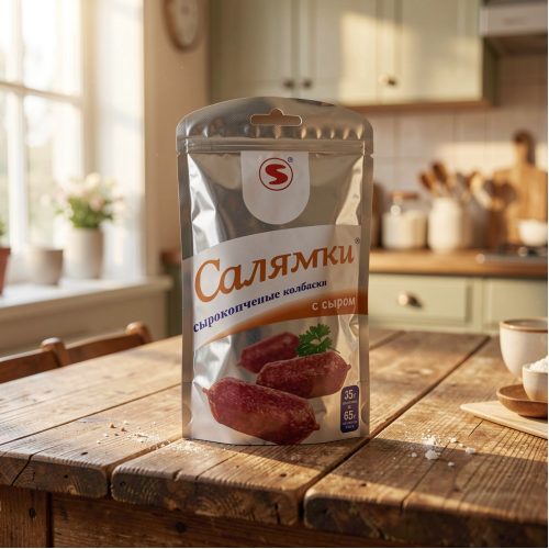Салямки с сыром, сырокопчёные, 35 г