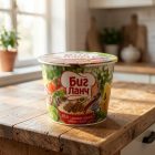 Лапша Биг Ланч с ароматной говядиной грибами и зеленью, 65 г