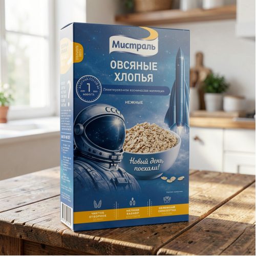 Овсяные хлопья нежные, 400 г