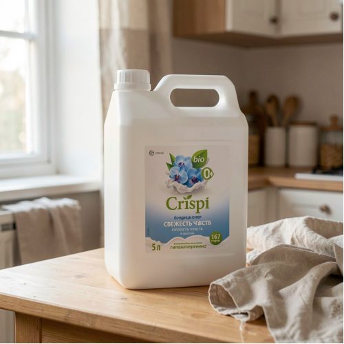 Кондиционер-ополаскиватель для стирки Crispi свежесть чувств, 1.8 л