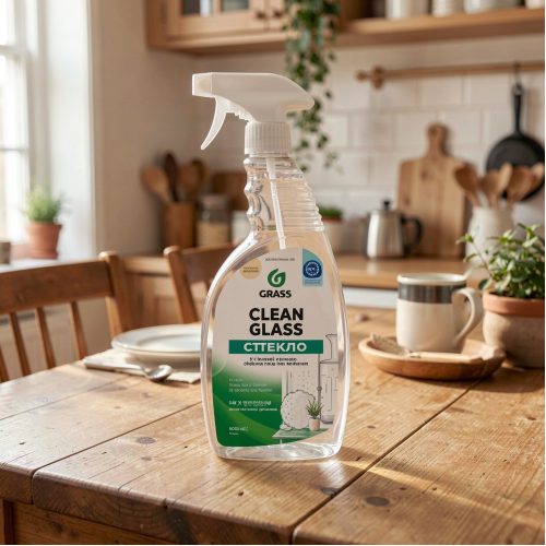 Очиститель стекол и зеркал Clean glass, 600 мл