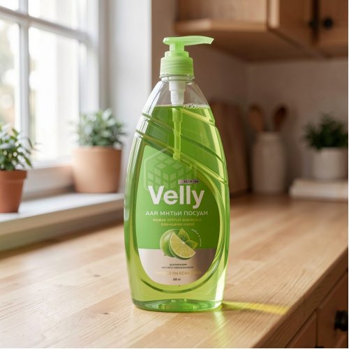 Средство для мытья посуды Velly Premium лайм-мята, 500 мл