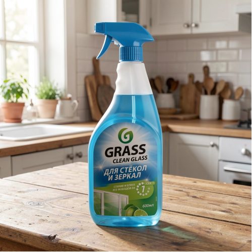Чистящее средство Clean Glass голубая лагуна, 600 мл