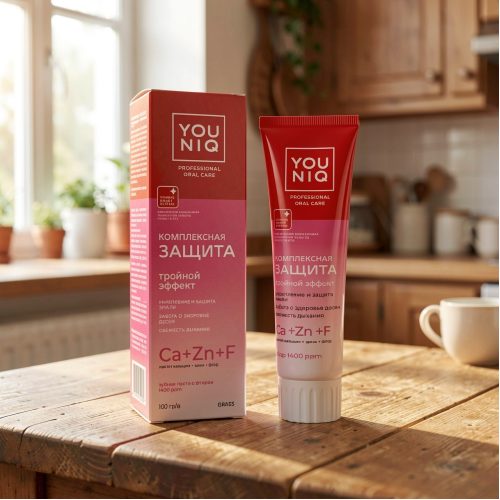 Зубная паста Youniq комплексная защита, 100 г