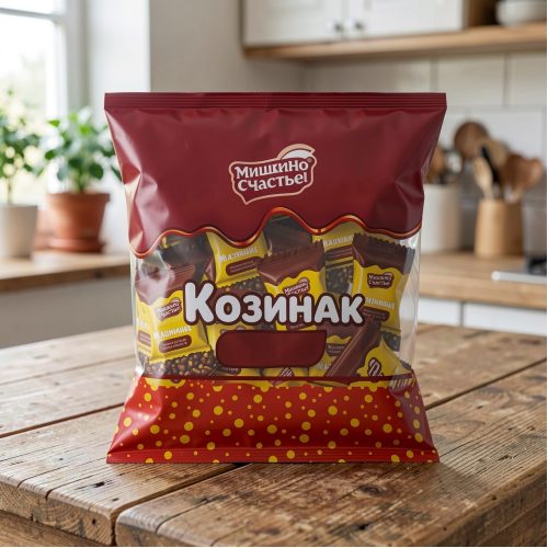 Козинак подсолнечный Мишкино счастье с кунжутом, 250 г