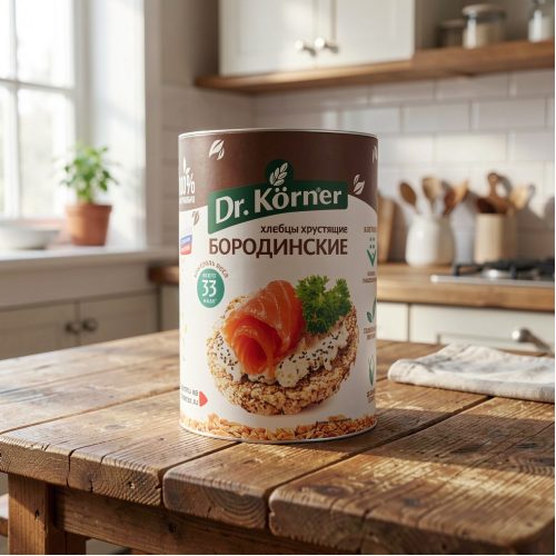 Хлебцы Dr.Korner бородинские хрустящие, 100г