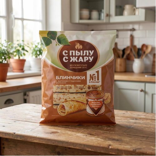 Блинчики С Пылу с Жару с варёной сгущёнкой, 6 кг