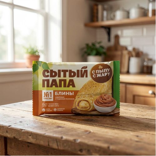 Блины Лина Конверты с варёным сгущённым молоком ГОСТ, 5 кг