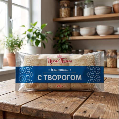 Блинчики Царское подворье с творогом, 210 г
