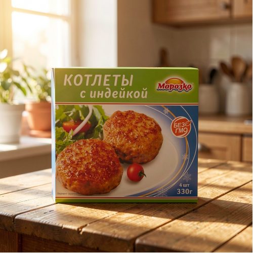 Котлеты Морозко с индейкой, 330 г