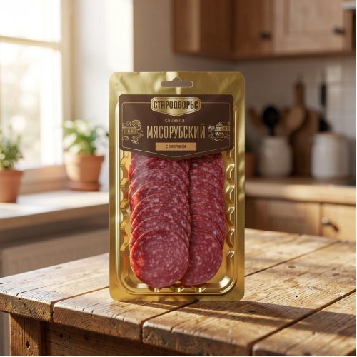 Сервелат Стародвор Мясорубский, 80 г