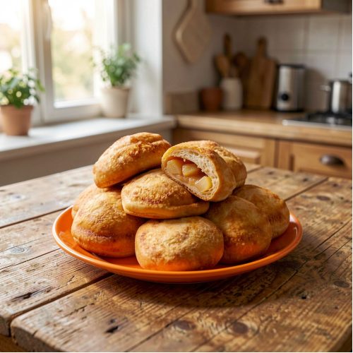 Пирожки Зареченские продукты с яблоком и грушей, 3.7 кг