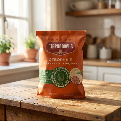 Пельмени Отборные с говядиной и свининой, 430 г