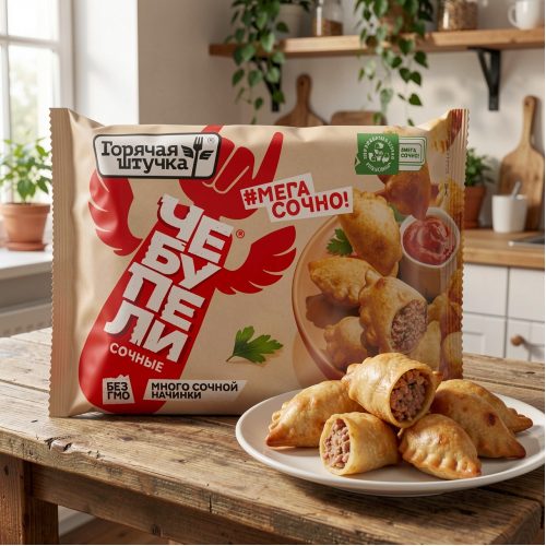 Чебупели Горячая штучка ОСТРЫЕ с мясом, 240 г