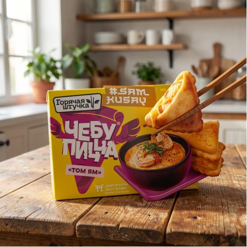 Пицца Чебупицца со вкусом Том Ям, 230 г