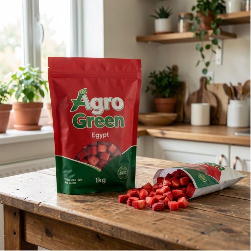 Клубника кубики Agro Green, Египет, 1 кг