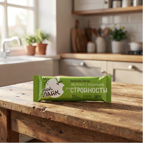 Батончик БиоИнновации Леовит Яблоко с корицей для стройности, 25г