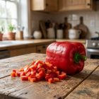Перец красный кубики, Сербия, 1 кг