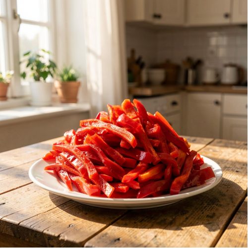 Перец красный половинки, Сербия, 1 кг