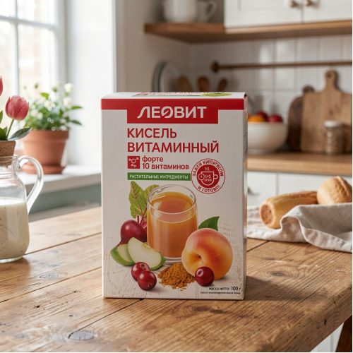 Кисель витаминный форте Леовит, 20пак, 20г