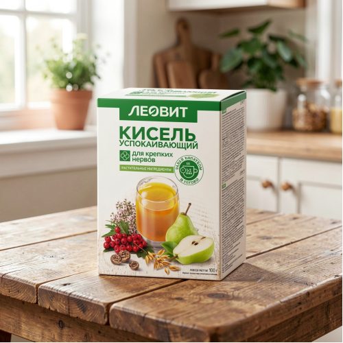 Кисель Успокаивающий Леовит, 20пак, 20г