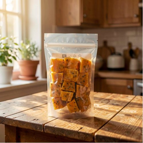 Маракуйя кубики с косточкой, 500 г