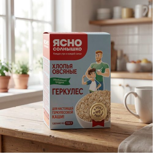 Хлопья овсяные Геркулес ГОСТ, 400 г
