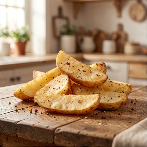 Картофельные дольки с кожурой и специями 2,5×5
