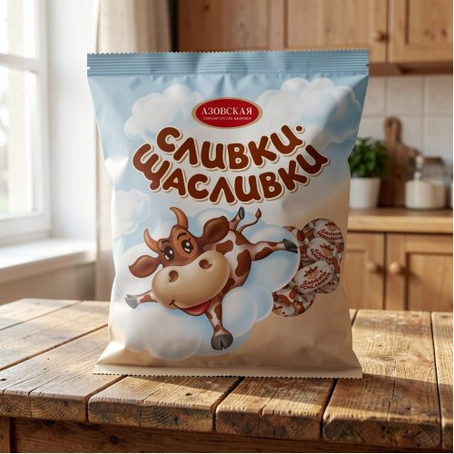Ирис молочный Азовская КФ сливки-щасливки, 1кг