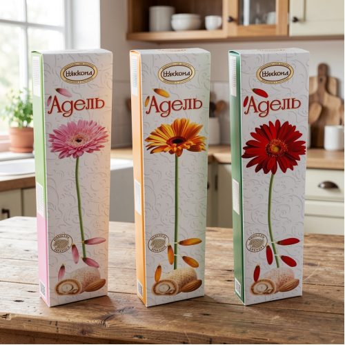 Конфеты Акконд Адель с целым миндалём (цветы), 80г