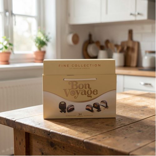 Набор конфет BonBons Бон Вояж премиум бежевая, 370г