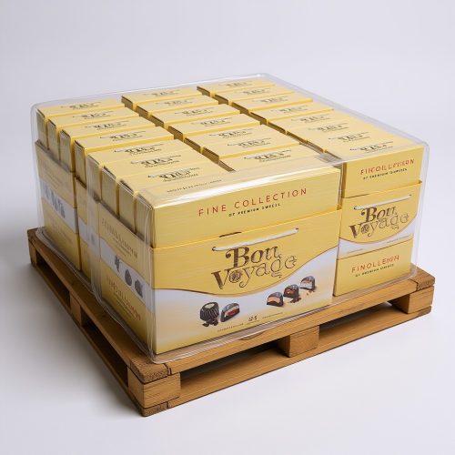 Набор конфет BonBons Бон Вояж премиум бежевая, 370г