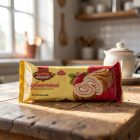 Рулет Бисквит-Фаворит клубничный, 100г