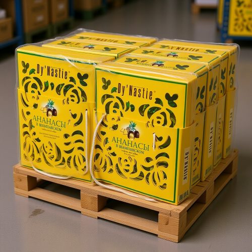 Конфеты ананас Династия в шампанском, 170г