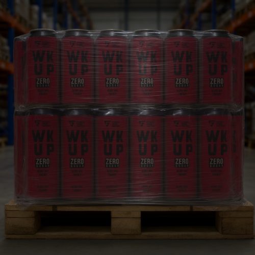 Энергетик Fitness Food Factory (Фитнес Фуд Фэктори) WK UP ягодный микс без сахара, красный, 0.45 л