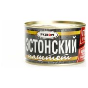 Паштет Рузком Эстонский печёночный ГОСТ, 117 г