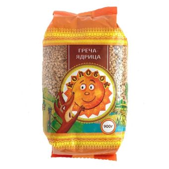 Гречка ядрица Колобок, 900 г