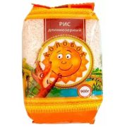 Рис пропаренный Колобок, 900 г