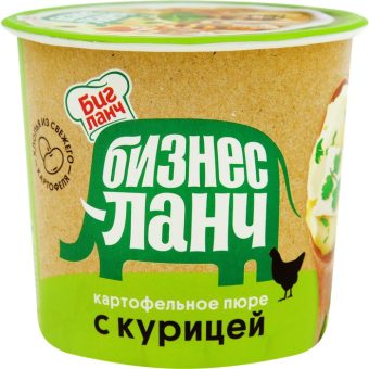 Пюре картофельное Бизнес Ланч с курицей, 40 г