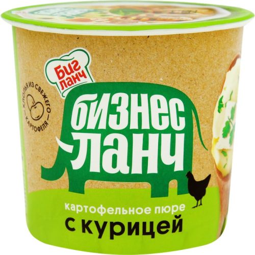 Пюре картофельное Бизнес Ланч с курицей, 40 г