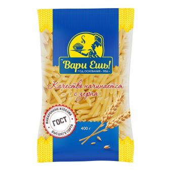 Макароны Вари Ешь, перья мелкие, 900 г