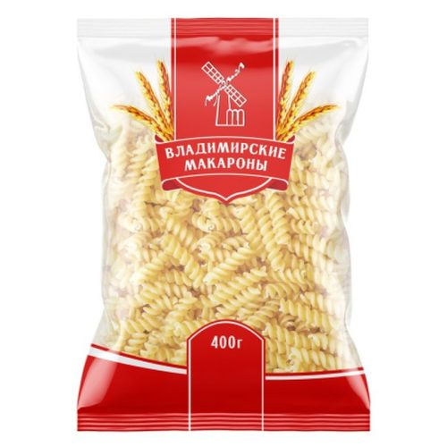 Макароны Владимирские, спираль, 400 г